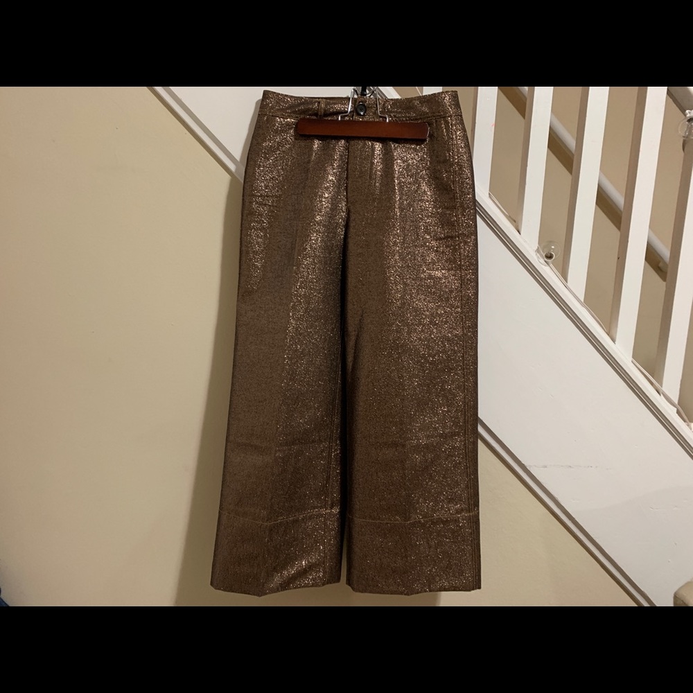 Madewell Glitter Wide Leg Crop